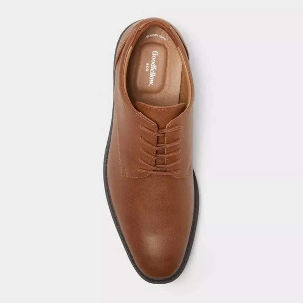 Men's Leo Dress Shoes by Goodfellow & Co Brown Size 10 New With Tags